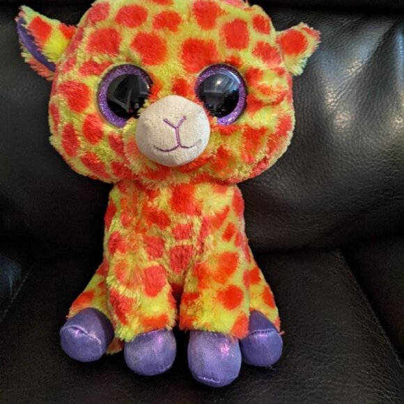 Ty Beanie Boos- DARCI the Giraffe 9" Medium (Justice Exclusive) retired - Picture 3 of 5